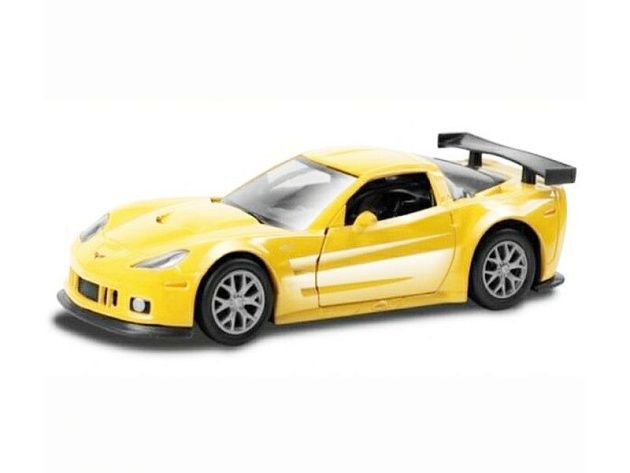 Машина Ideal 1:30-39 Chevrolet Corvette C6.R (блест. метал. желт.)