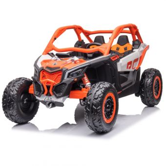 Детский электромобиль Багги Can-Am Maverick Turbo RR (24V, полный привод, оранжевый) - DK-CA001-ORANGE Детский электромобиль Багги Can-Am Maverick Turbo RR (24V, полный привод, оранжевый) - DK-CA001-ORANGE