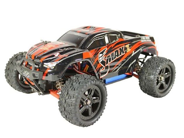 Радиоуправляемый монстр Remo Hobby SMAX Brushless UPGRADE V2.0 (красный) 4WD 2.4G 1/16 RTR