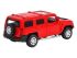 Машина "АВТОПАНОРАМА" Hummer H3, красный, 1/43, инерция, в/к 17,5*12,5*6,5 см