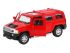 Машина "АВТОПАНОРАМА" Hummer H3, красный, 1/43, инерция, в/к 17,5*12,5*6,5 см