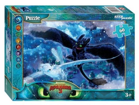 Мозаика "puzzle" 60 "Как приручить дракона - 3" Мозаика "puzzle" 60 "Как приручить дракона - 3"