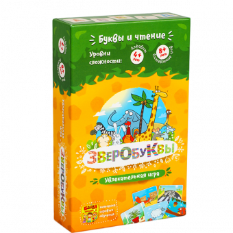 Промо БАНДА УМНИКОВ Настольная игра УМ030 Зверобуквы