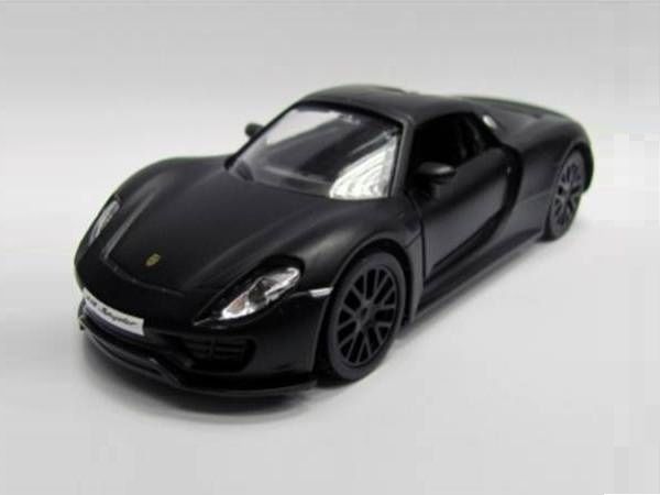 Машина Ideal 1:30-39 Porsche 918 Spyder (черн. матов.)