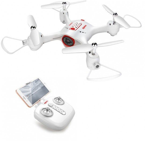 Радиоуправляемый квадрокоптер SYMA X23W FPV Wi-Fi с камерой 0.3МП - X23W Радиоуправляемый квадрокоптер SYMA X23W FPV Wi-Fi с камерой 0.3МП - X23W