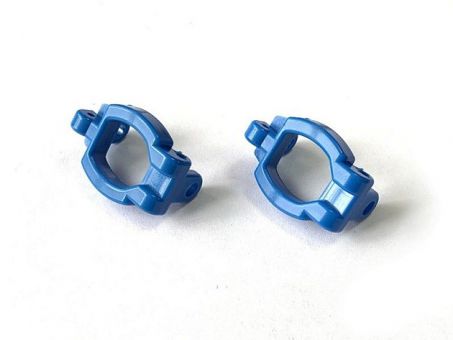 Капролоновые держатели поворотных кулаков для Remo Hobby 1/16, синие, тюнинг (2 шт) Капролоновые держатели поворотных кулаков для Remo Hobby 1/16, синие, тюнинг (2 шт)