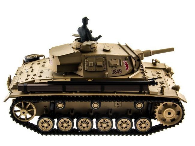 Радиоуправляемый танк Heng Long Panzer III type H Upgrade V6.0 2.4G 1/16 RTR Радиоуправляемый танк Heng Long Panzer III type H Upgrade V6.0 2.4G 1/16 RTR